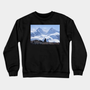 Monte Rosa, Zermatt, Valais, Switzerland, Europe Crewneck Sweatshirt